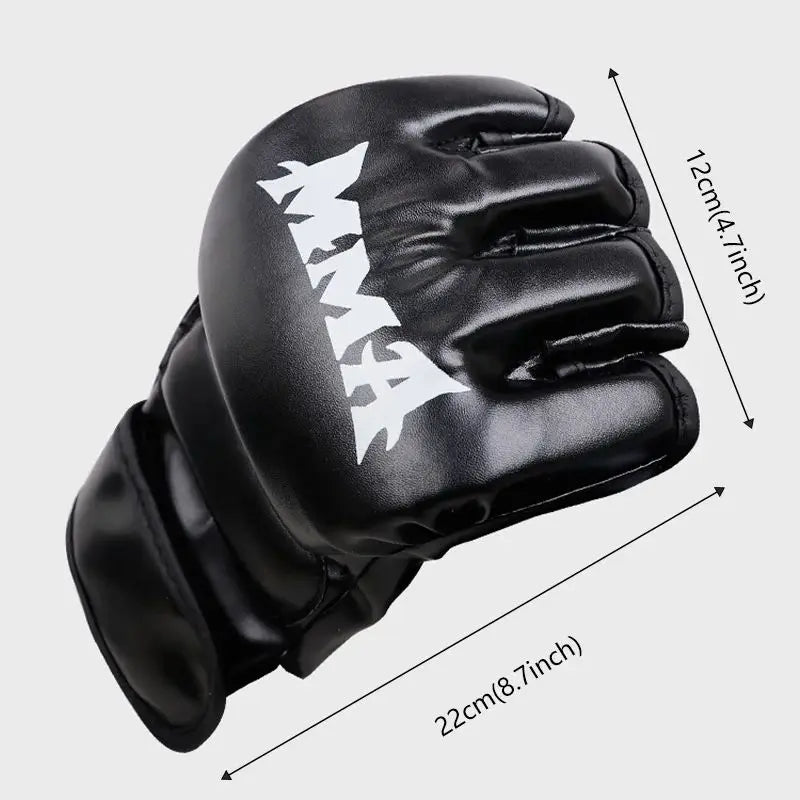 Guantes de MMA Profesionales Acolchados con Protección para Muay Thai y Boxeo